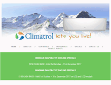 Tablet Screenshot of climatrol.com.au
